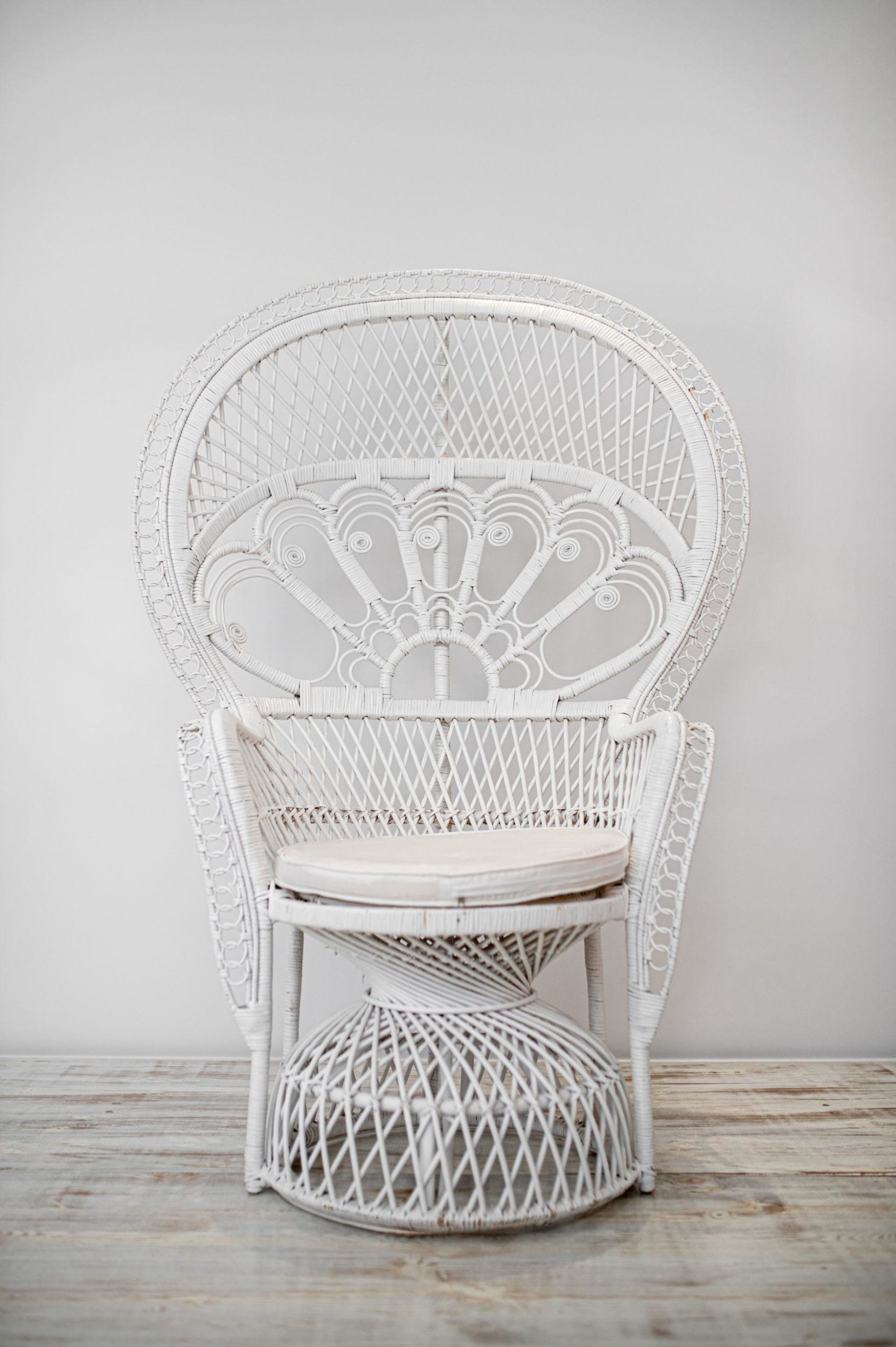 Duo Fauteuils Philippine en rotin tressé (couleur blanc) – Image 2