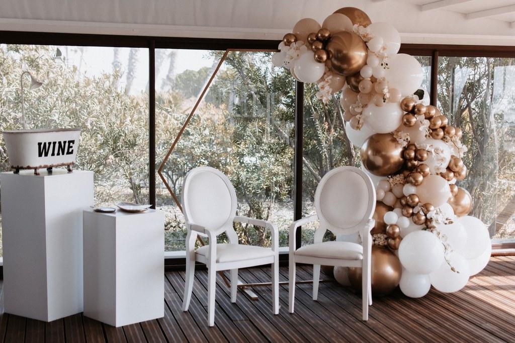 Duo fauteuils « Médaillon » Bois blanc – Image 3