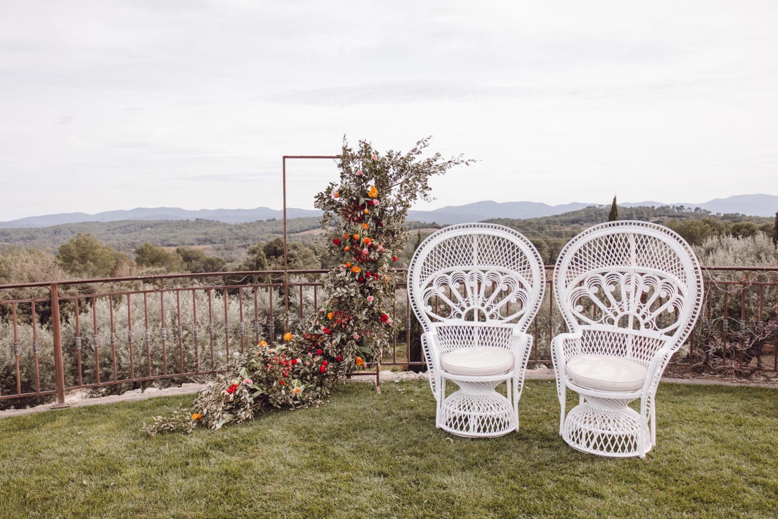 Duo Fauteuils Philippine en rotin tressé (couleur blanc) – Image 4