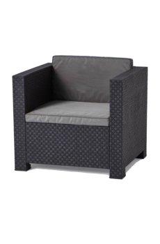 Ensemble Cosy (Salon de jardin 4 pièces tressé noir) – Image 6